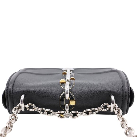 Louis Vuitton  Chain It Leather Crossbody Bag Black - Picture 5 of 13